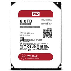 WD/西部数据 WD80EFZX 8T红盘128M缓存NASware3.0 硬盘国行正品