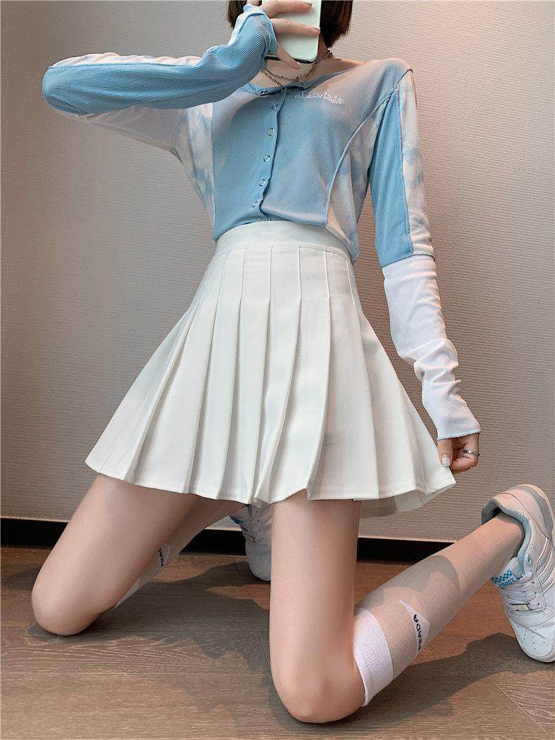 白色裙子秋冬半身裙