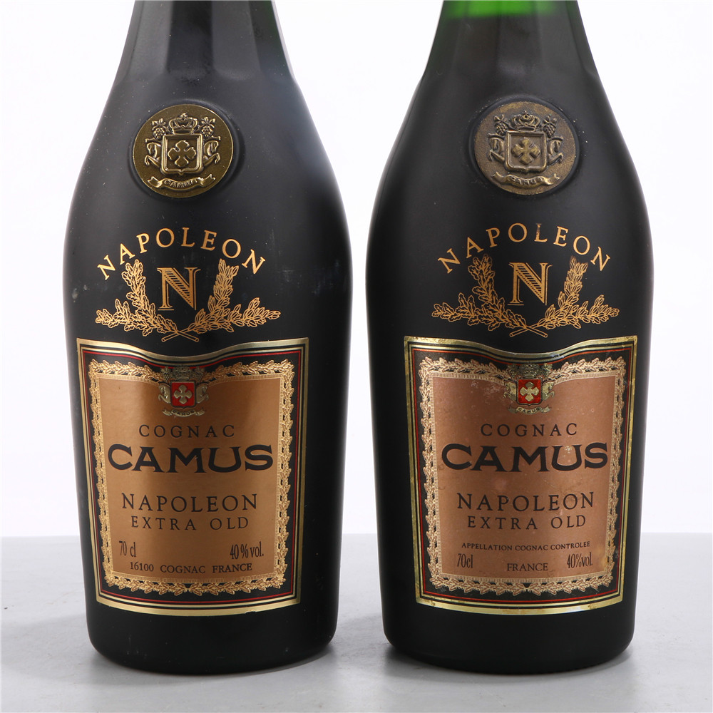 67.90年代卡幕金花拿破仑extra干邑白兰地 40度700ml2瓶