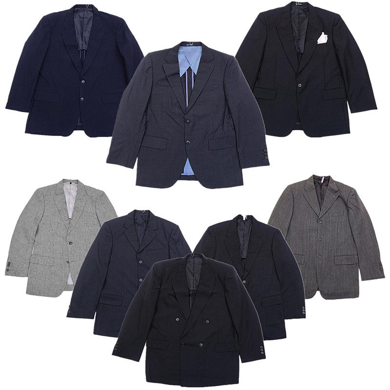 古着vintage日制男士复古西服休闲英伦港风羊毛青春时尚西装外套a