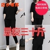 大码女装200斤胖mm春夏装2017新款潮胖妹运动服套装显瘦|ms 大码女装200斤胖mm春夏装2017新款潮胖妹运动服套装显瘦|ms