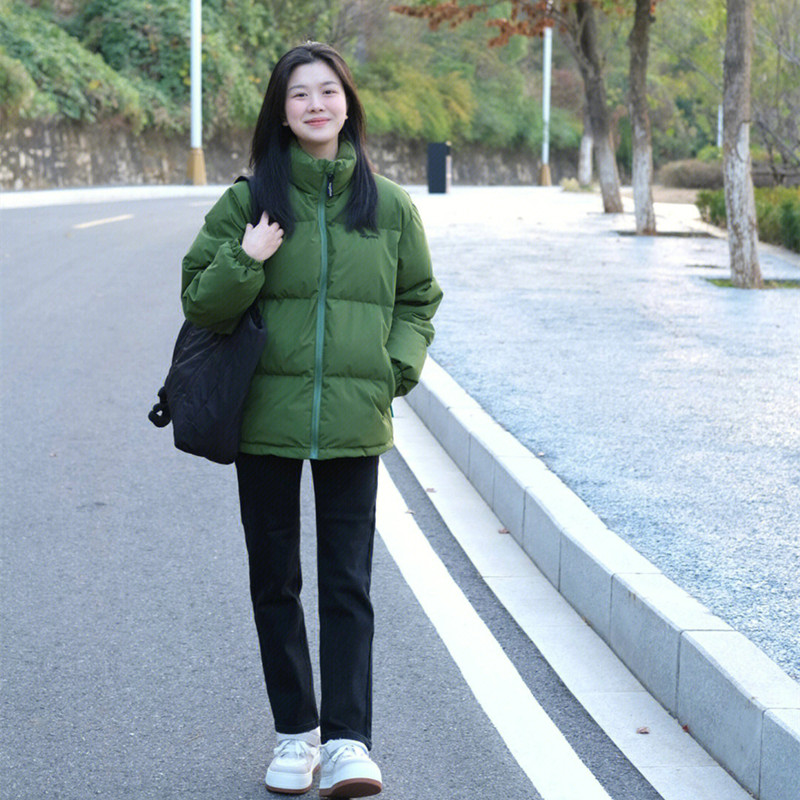 羽绒棉服女短款加厚2023年冬季新款韩版宽松小个子面包服棉衣外套