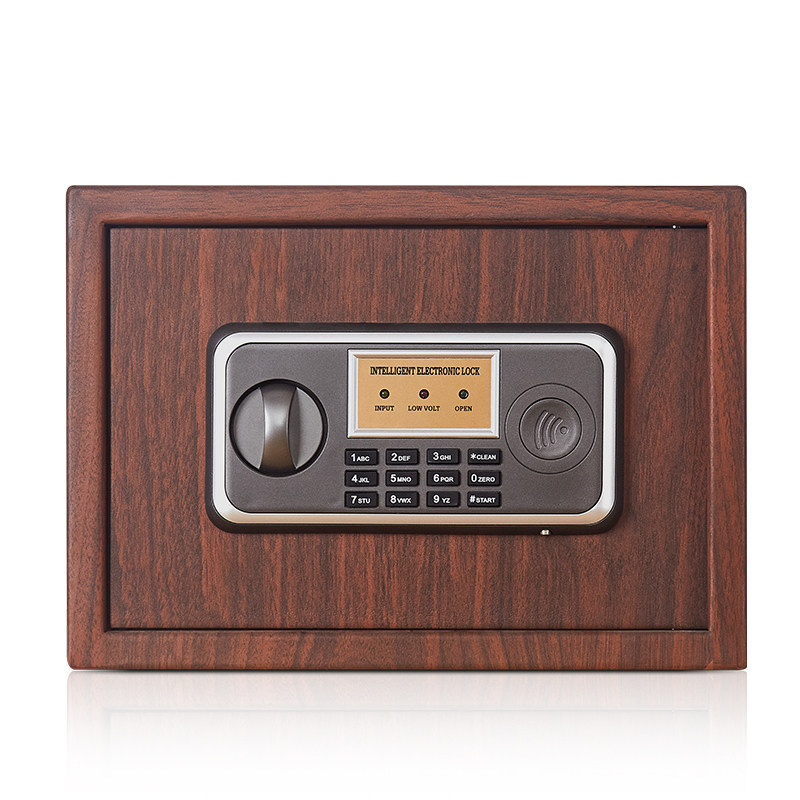 帅马保险柜家用防盗全钢小型微型25cm保险箱办公入墙保管箱_不打折