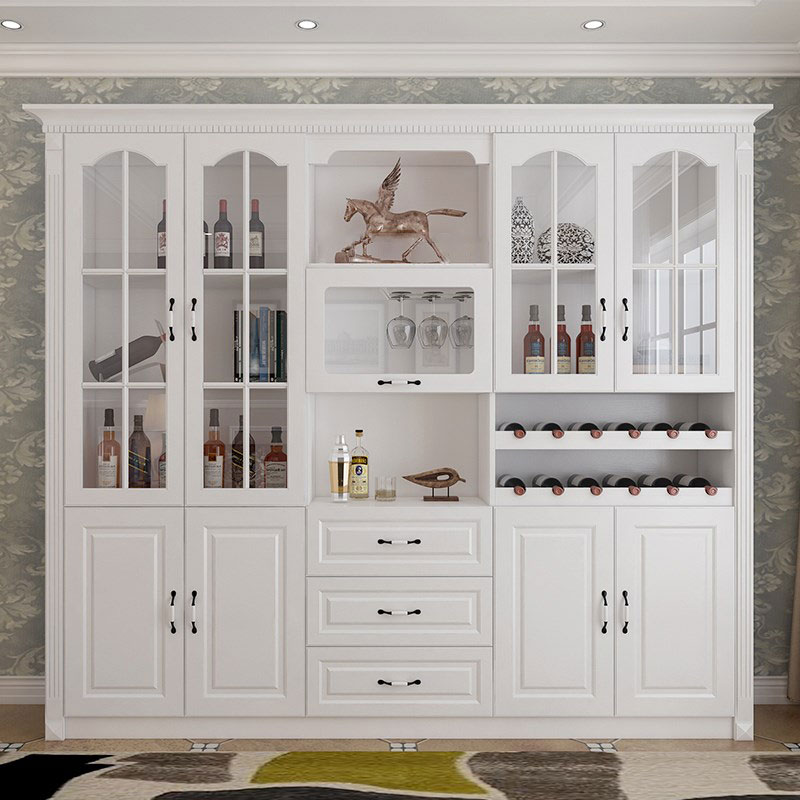 > 欧式客厅餐厅隔断柜