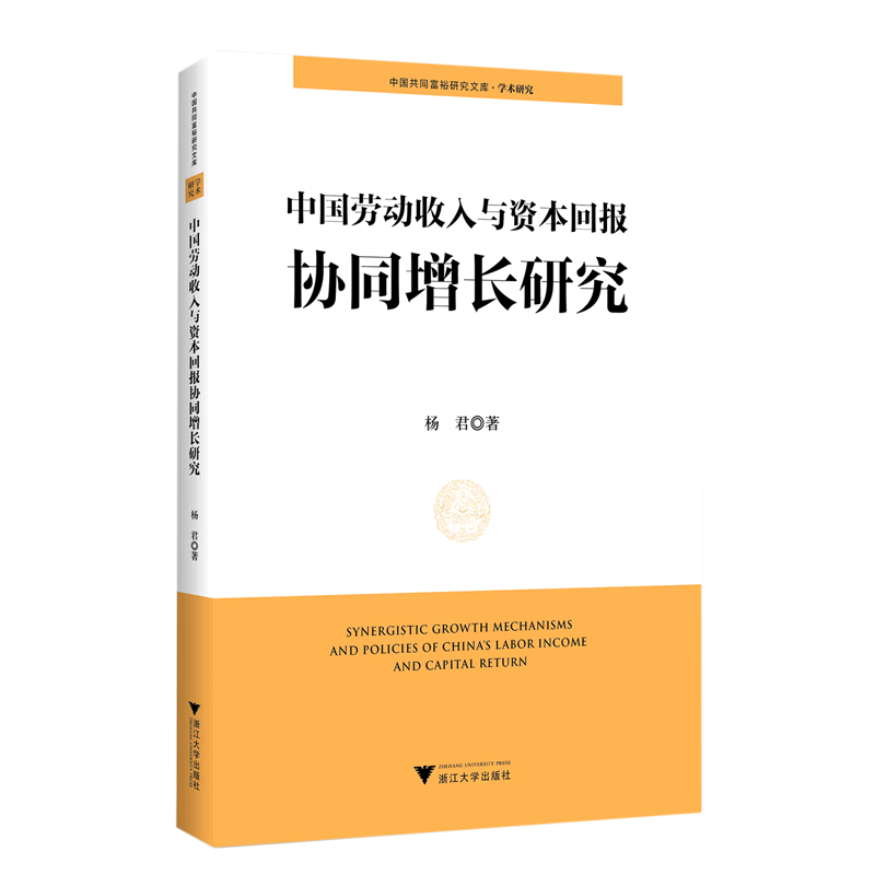 中国劳动收入与资本回报协同增长研究/中国共同富裕研究文库