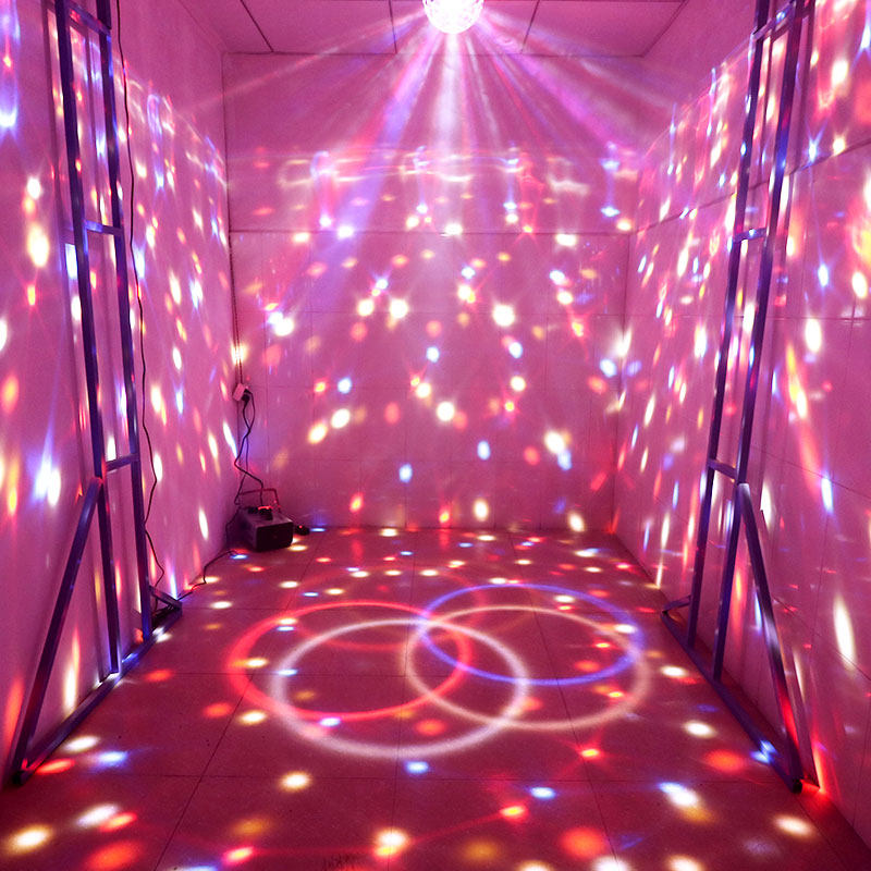 家用ktv串灯闪光灯彩灯6色9色声控旋转魔球酒吧舞台闪灯led蹦迪.