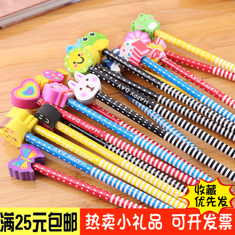 卡通创意文具节日热卖幼儿园活动小奖品礼物铅笔橡皮学生实用奖励在类目 节庆用品/礼品, 其它节庆用品中 - 来自Buy2taobao.com提供专业的淘宝代购服务