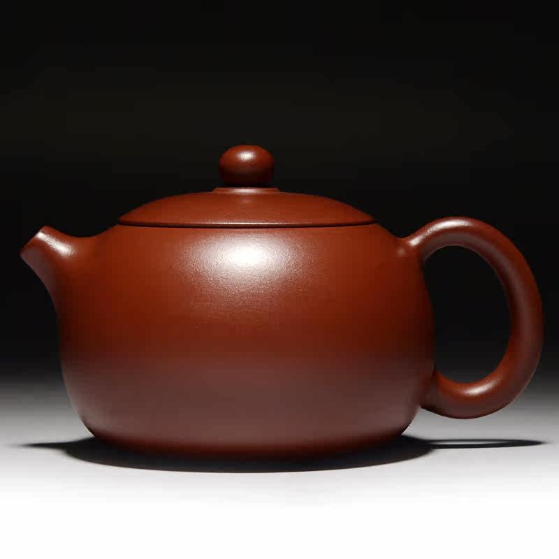 尚言坊宜兴正品紫砂壶纯全手工茶壶原矿紫砂大红袍西施壶紫砂茶具_不