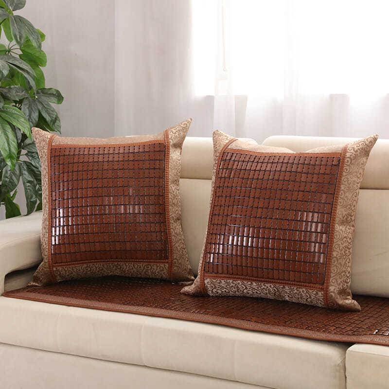 summer Mahjong summer sleeping mat Pillowcase sofa By pillowcase pillowcase summer Bamboo mat pillow case automobile Waist protectorin the Home Fabric , Pillow/Pillow category - from Buy2taobao.com to provide professional Taobao agent buy service