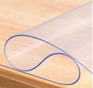 塑料软玻璃PVC桌布茶几垫120/130/160/180/240超薄0.23m0.5宽80cm