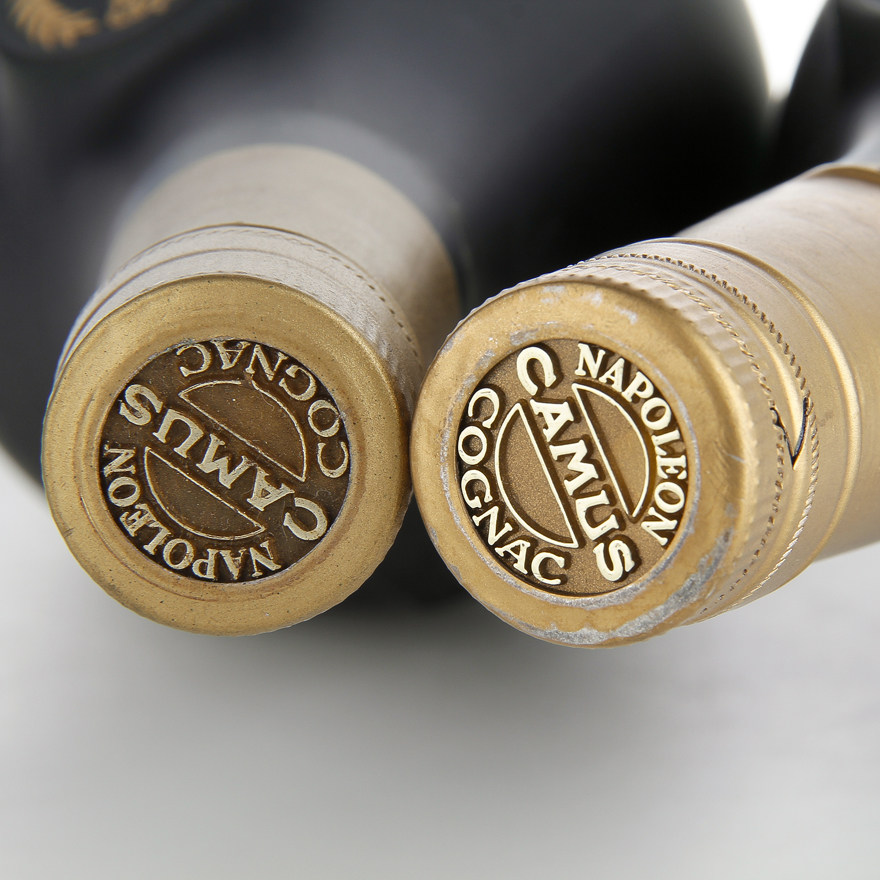 56. 2瓶 约80年代 camus 卡慕拿破仑干邑 700ml*2 40度