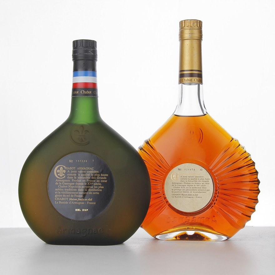 【银盾19】2瓶 约80,90年代 嘉宝xo/拿破仑雅文邑 700ml*2 40度