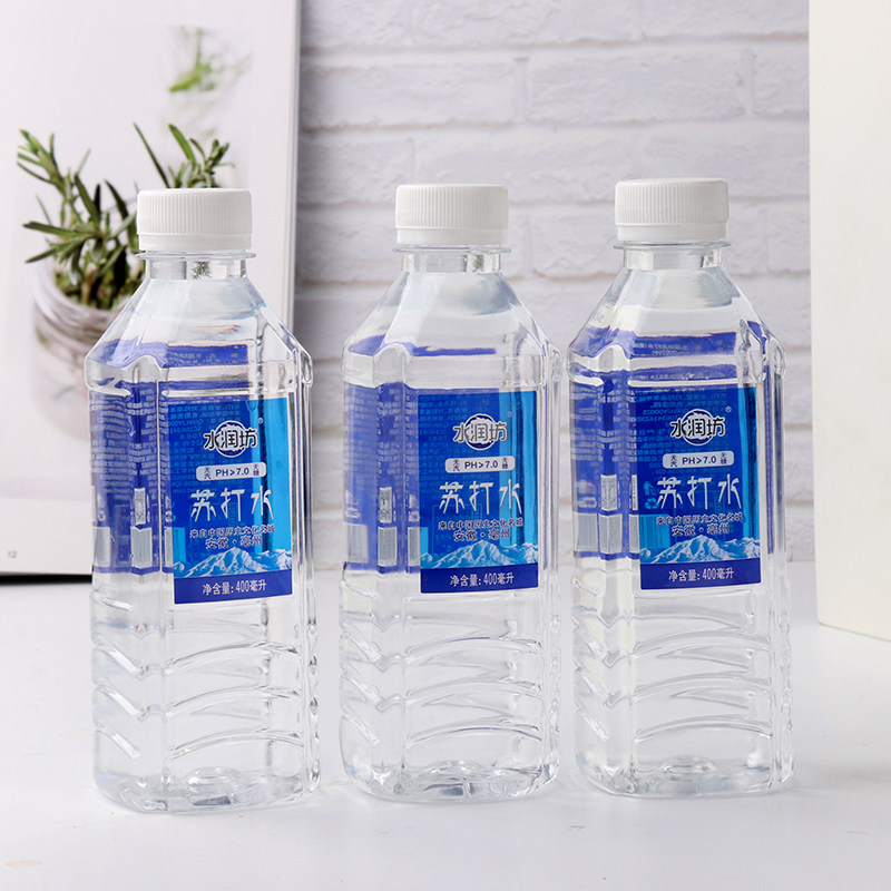 水润坊无糖苏打水400ml*24瓶弱碱性水纯净矿泉水江浙沪皖一箱包邮