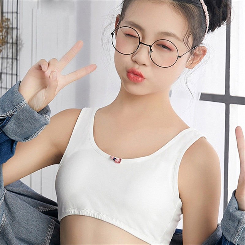 发育期小背心女学生少女内衣大童9-12女孩小学初中生16岁女童文胸
