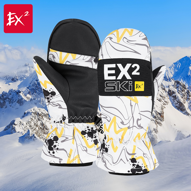 EX2伊海诗冬单板滑雪手套青少年儿童户外雪地保暖抗寒加厚866227