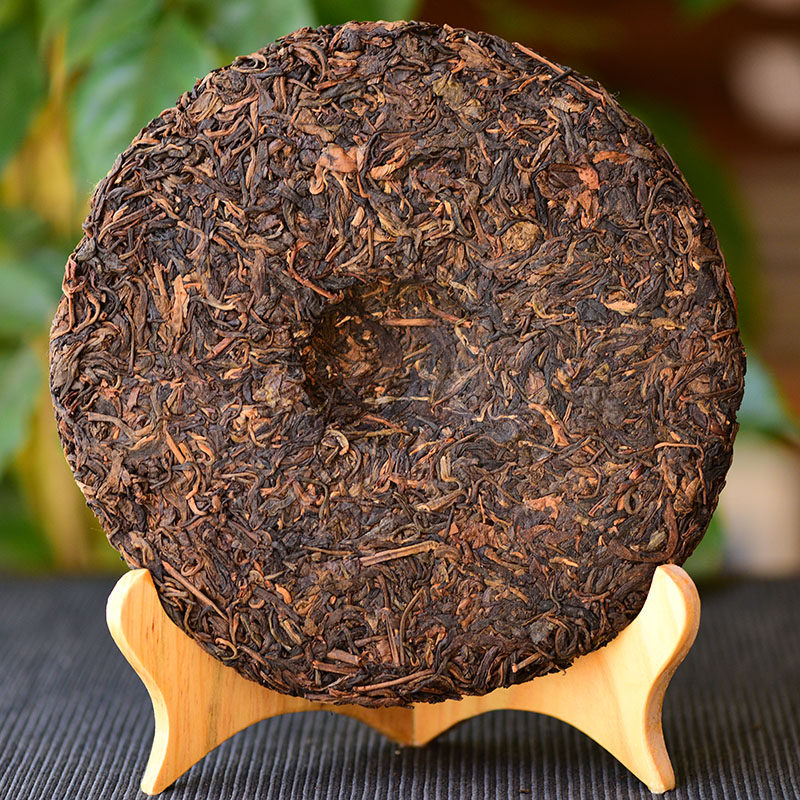 【2饼】中茶绿印珍藏老茶饼 十五年昆明干仓存储 普洱生茶357g/饼