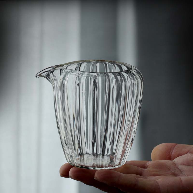 玻璃公道杯创意茶具单个公杯透明日式分茶杯功夫茶分茶器