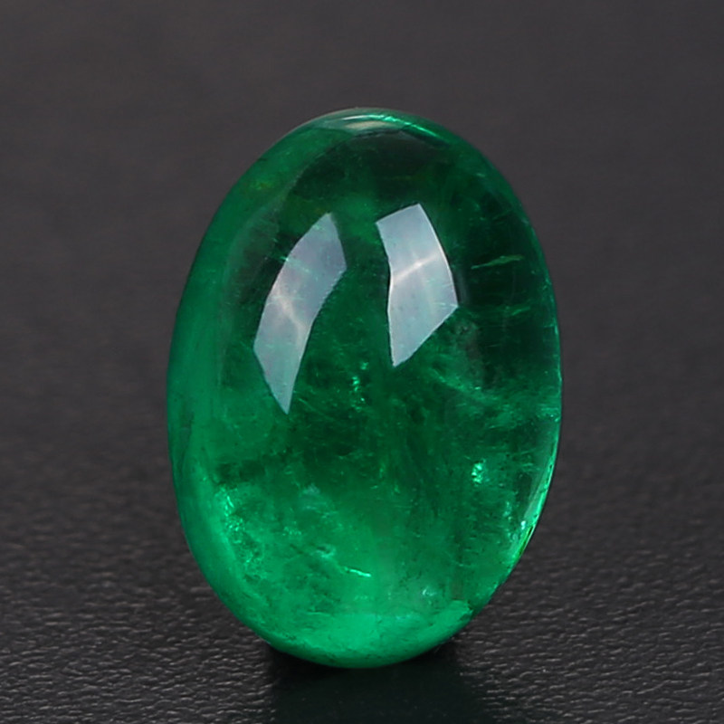 1.270ct 祖母绿弧面形裸石 戒面可定制镶嵌ys5111533