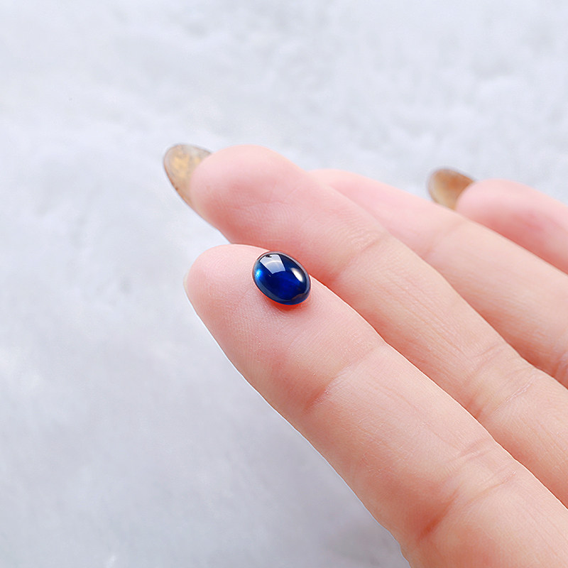 【无保留价】1.8ct天然蓝宝石裸石可定制镶嵌蛋形弧面224470