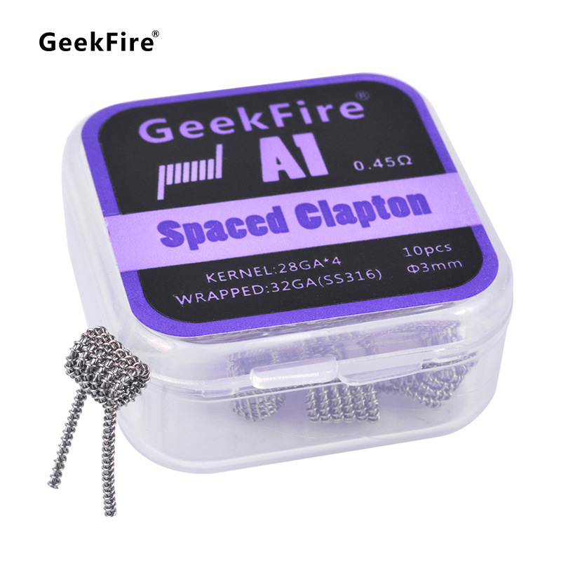 geekfire发热丝A1克莱普顿Spaced Clapton DIY雾仓大烟雾烟具配件