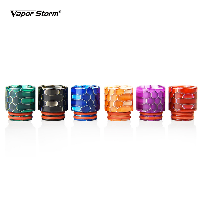 drip tip810烟嘴TFV8/12雾化仓通用810接口蛇纹滴嘴龙纹隔热咬嘴