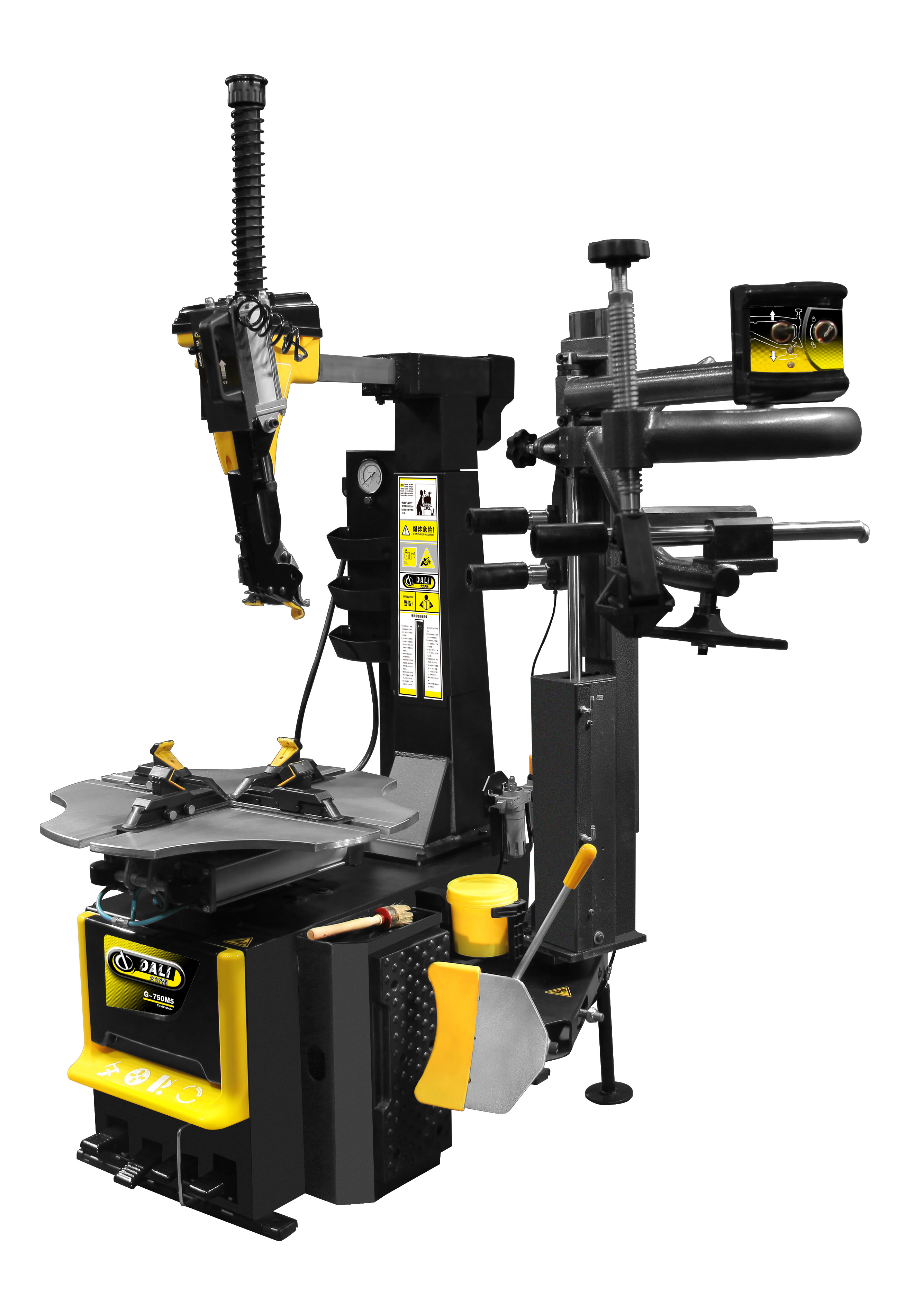 营口大力扒胎机 g-750m5 立柱旋升侧摆式免撬棍轮胎拆装机/扒胎机