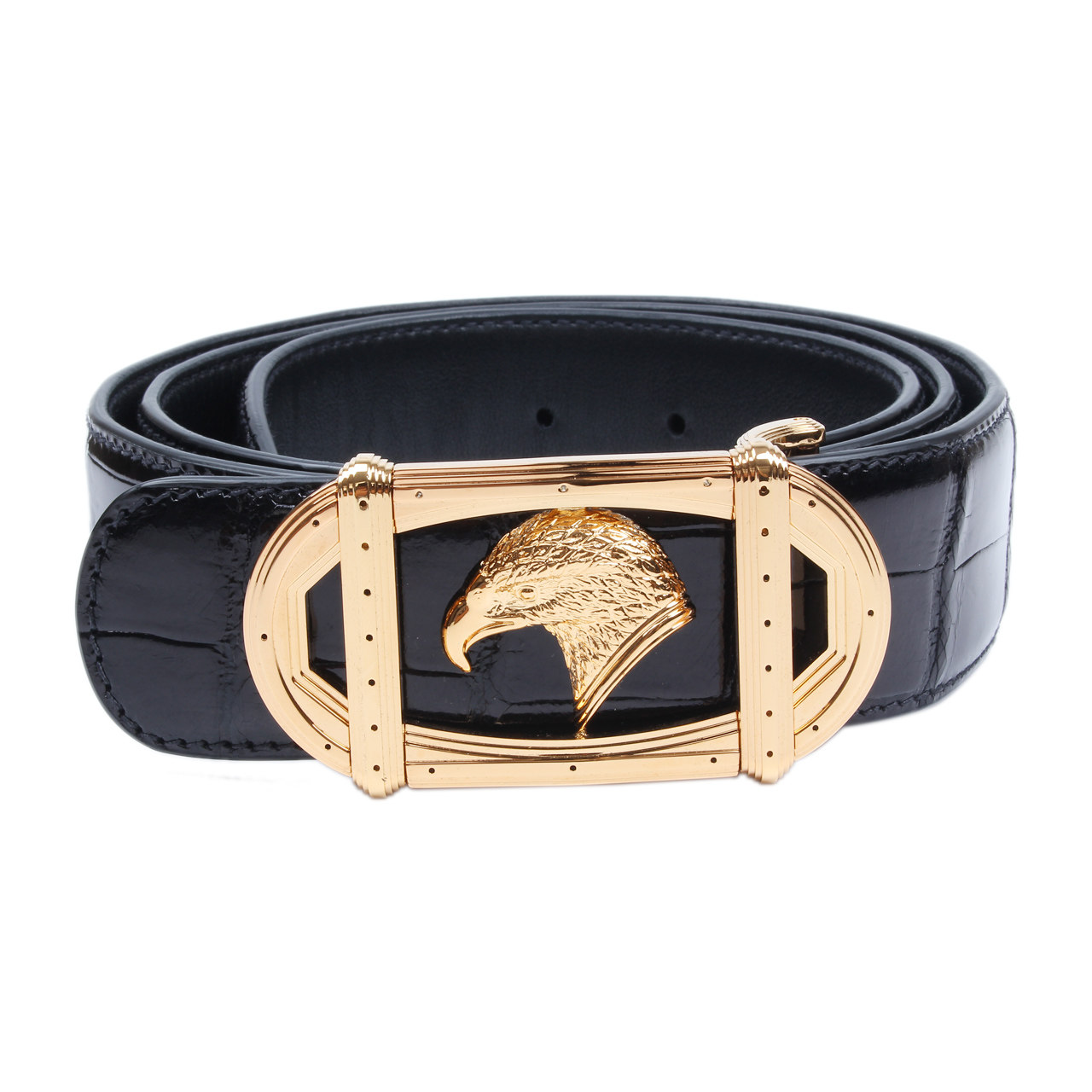 [即拍即得][9.9新]史蒂芬stefano ricci男士皮带cy357高端好货