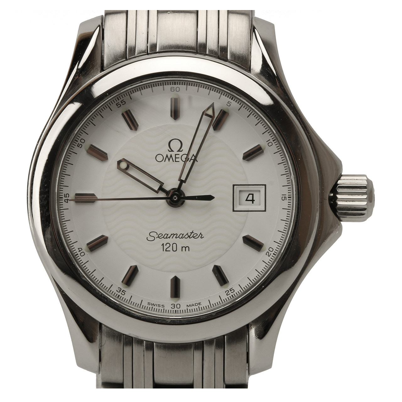 [9.5新]欧米茄omega海马系列石英精钢女士腕表zh20