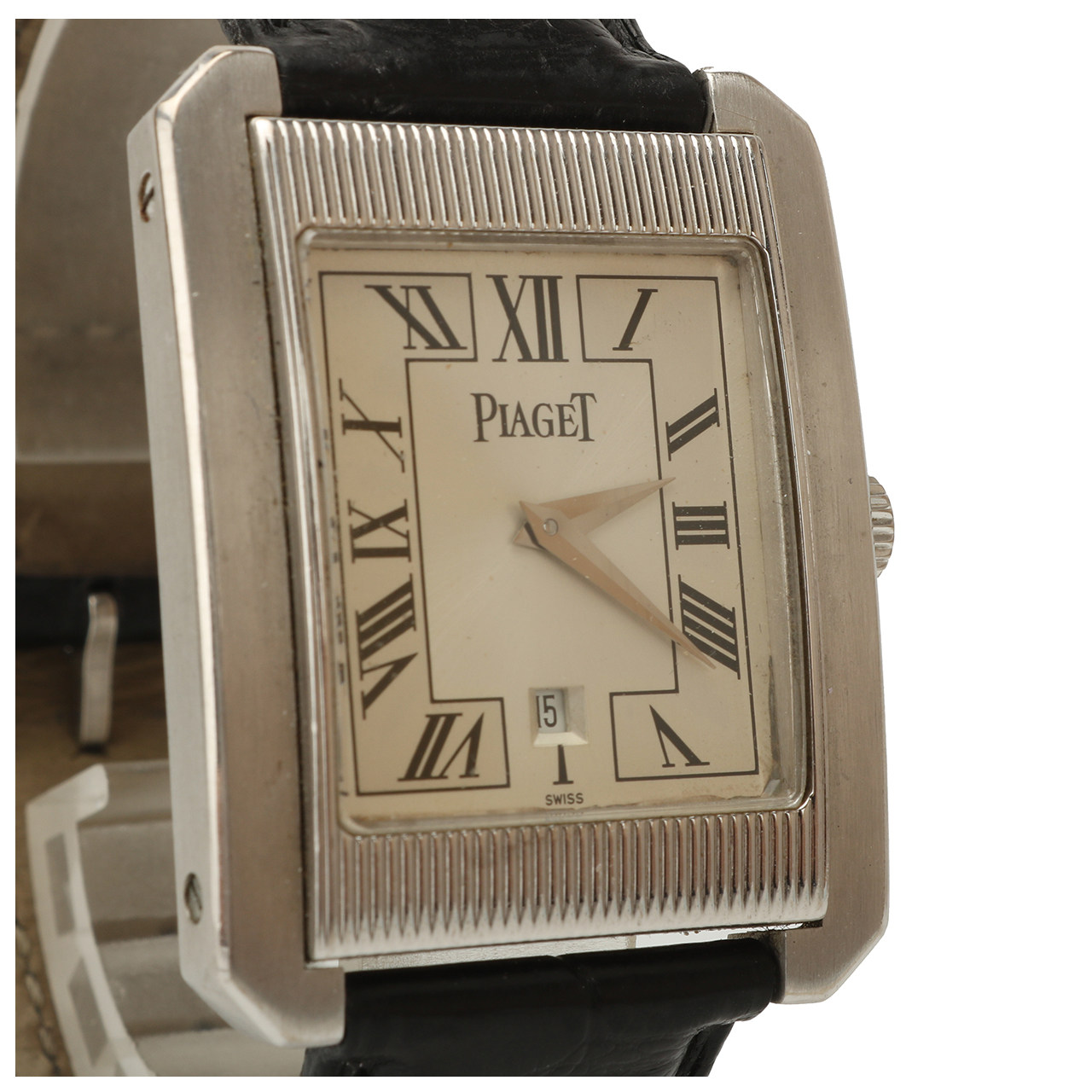[9.5新]伯爵piaget石英18k白金男表zh09