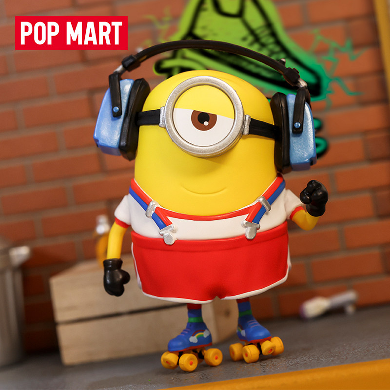 popmart泡泡玛特 小黄人大眼萌2系列盲盒手办玩具创意礼物潮流