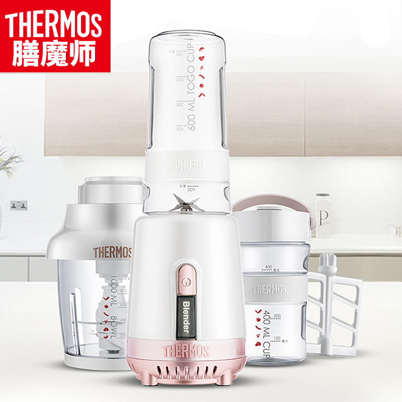 THERMOS/膳魔师 EHA-2222A-W 榨汁搅拌料理机