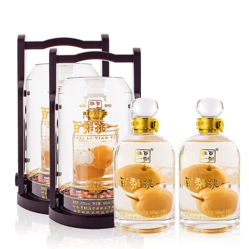 百梨挑一双胞胎梨酒900ml含梨2整箱装收藏送礼商务酒邯郸特产