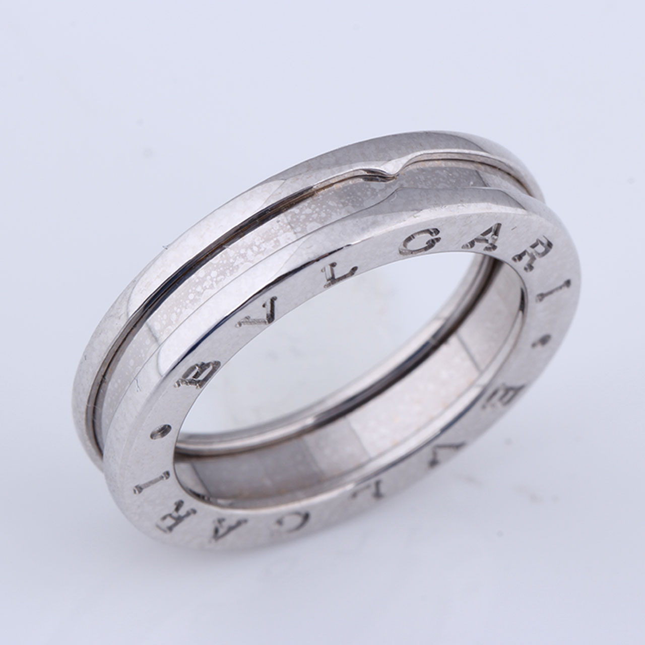 5新】bvlgari/宝格丽 b.zero1 18k白金 单环戒指 52