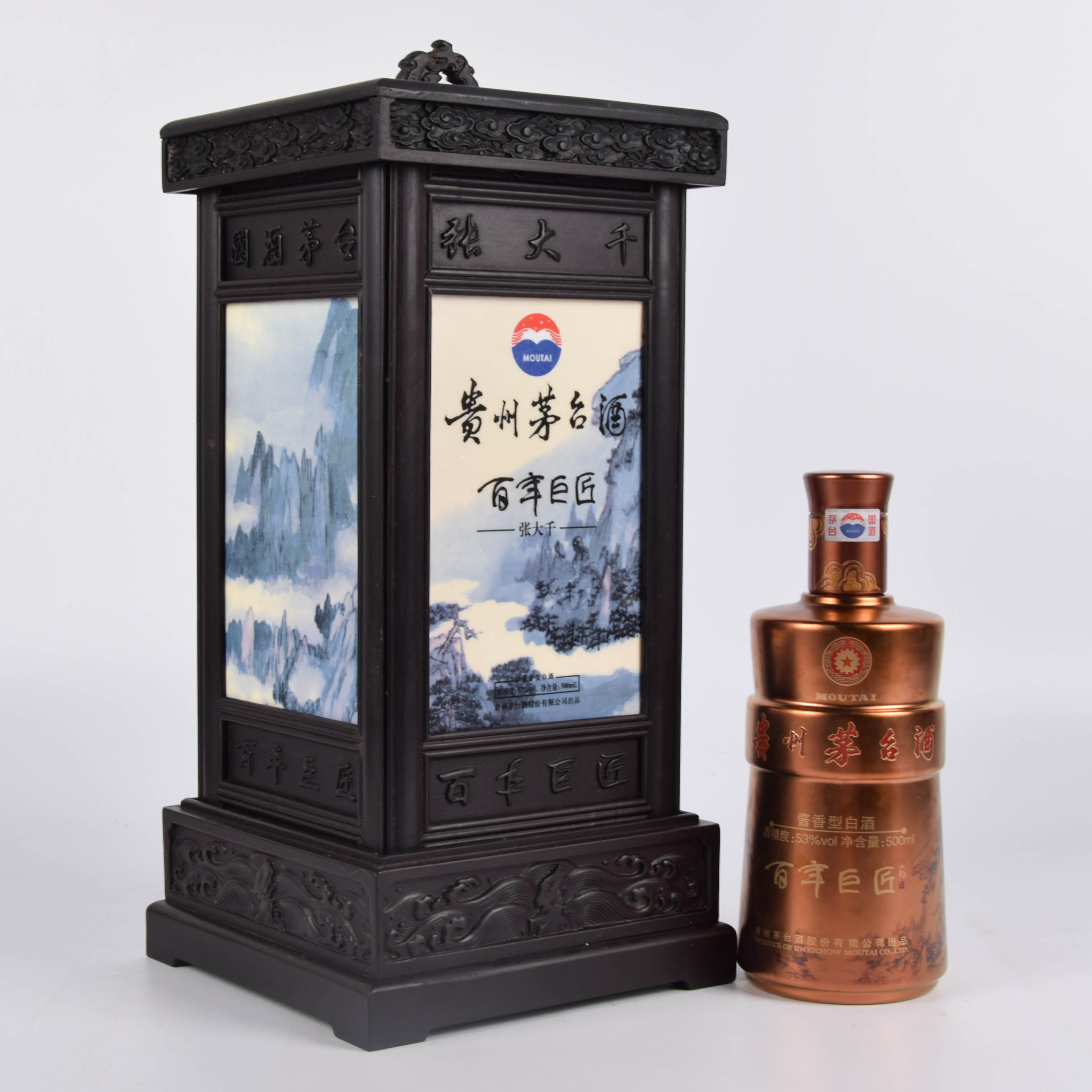 3【加字】2012年贵州茅台酒 百年巨匠 53度500ml