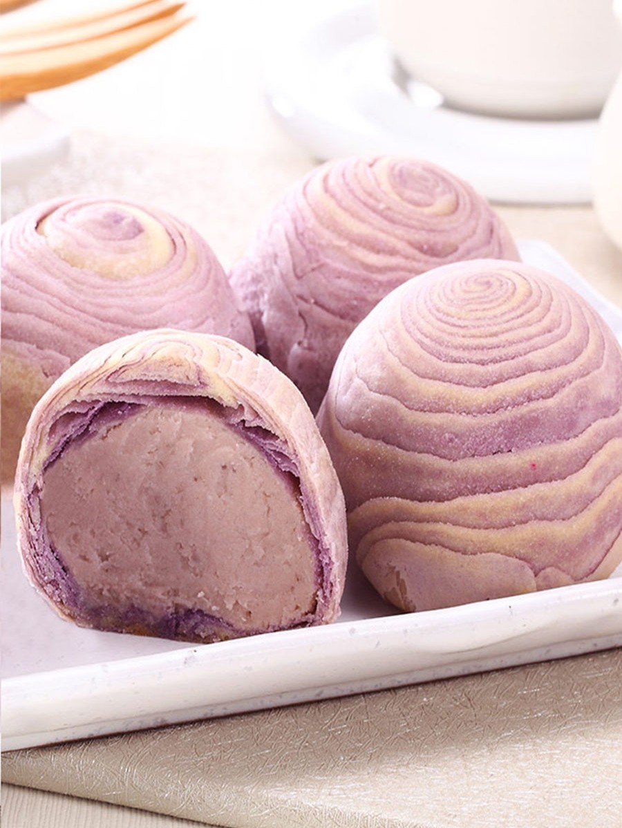 毛老爹台湾特产大甲纯香芋酥糕点手工芋头酥芋泥酥传统糕点心零食