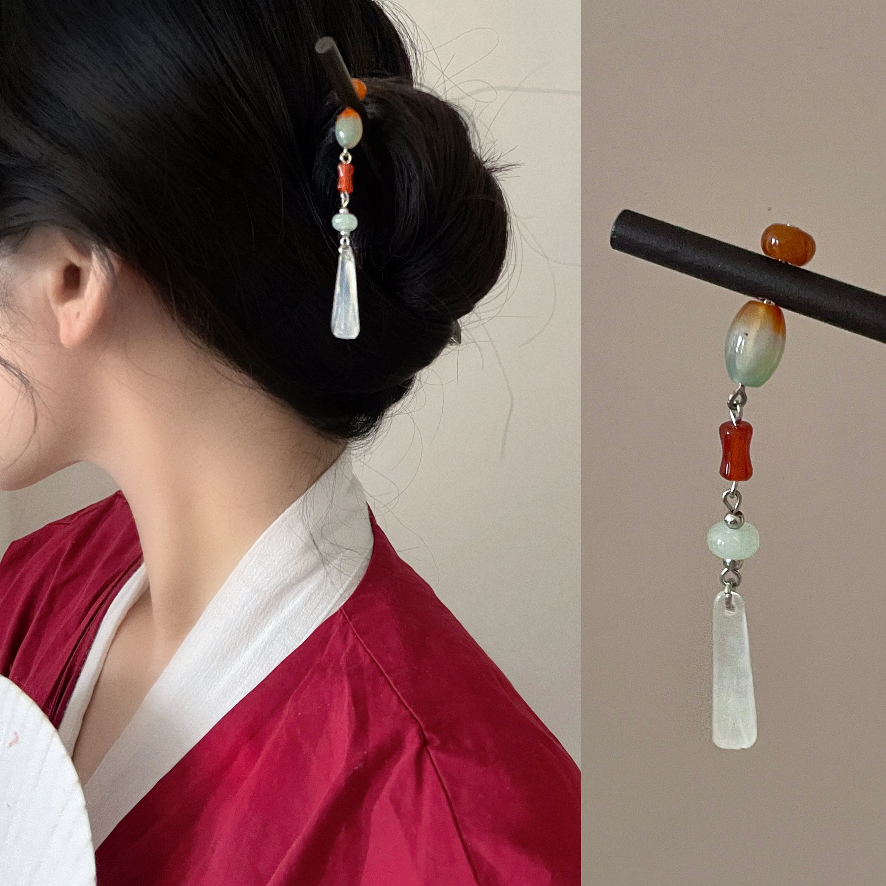 簪子女古风古典气质高级感古典木簪旗袍汉服发簪步摇小众复古头饰