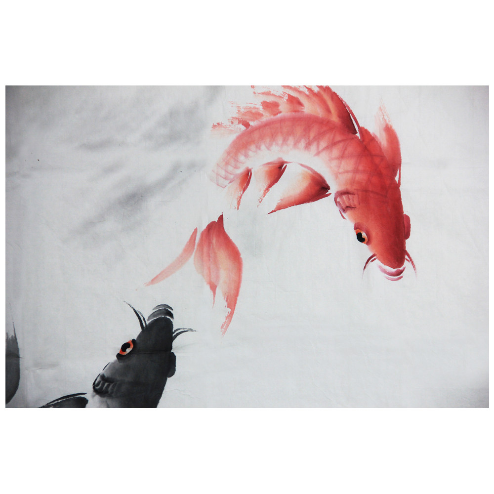 程伟《九龙图》 中国画家协会会员 一级美术师 画鱼名家