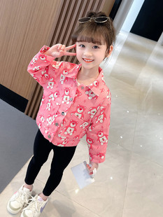 女童外套春秋款洋气卡通婴儿衣服时髦韩系儿童装一岁宝宝春装上衣