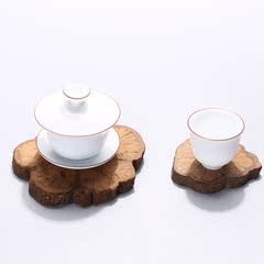 杯托茶垫杯垫 实木质茶杯垫隔热木垫防烫功夫茶道配件手工