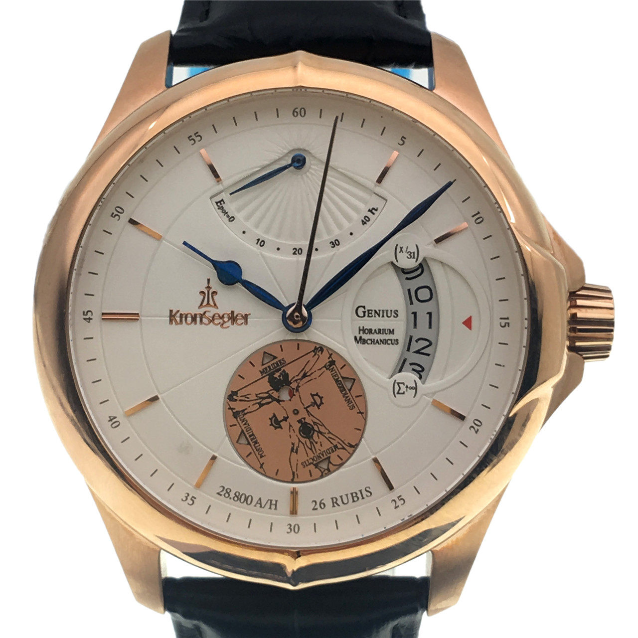 9新/未使用]kronsegler/坤格自动机械男表 ks745.srg