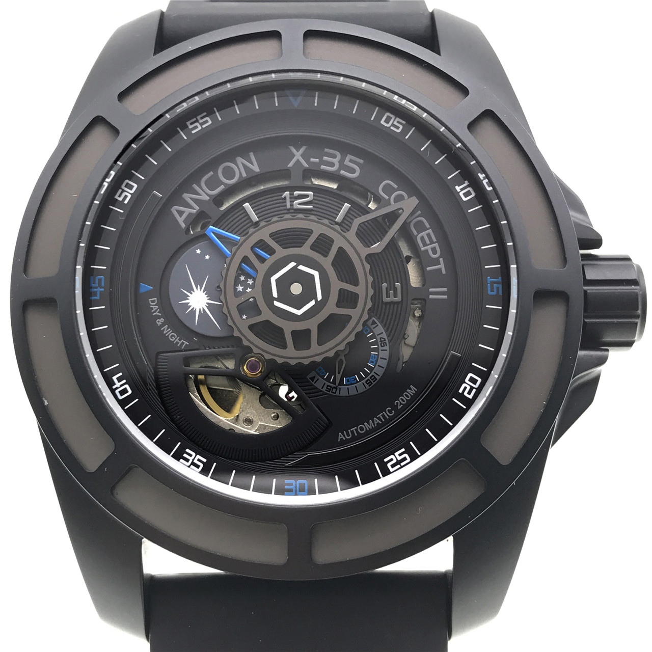 无保留价[9.9新]ancon精钢自动机械男表