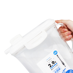 原装日本进口 家用果汁壶 大容量塑料冷水壶 2.9升正品包邮