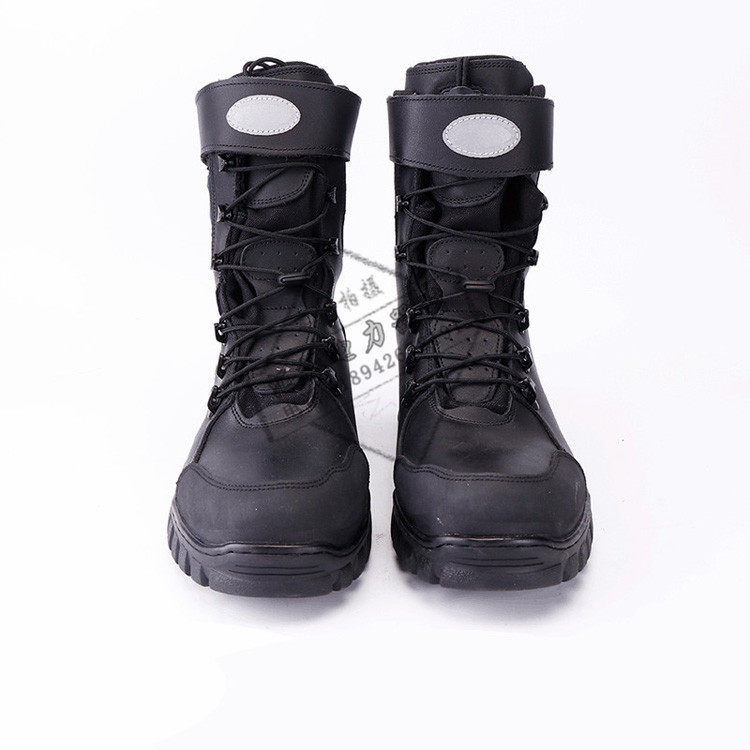 19式森林防火救援靴高帮消防靴防扎鞋扑火战斗靴消防训练靴现货