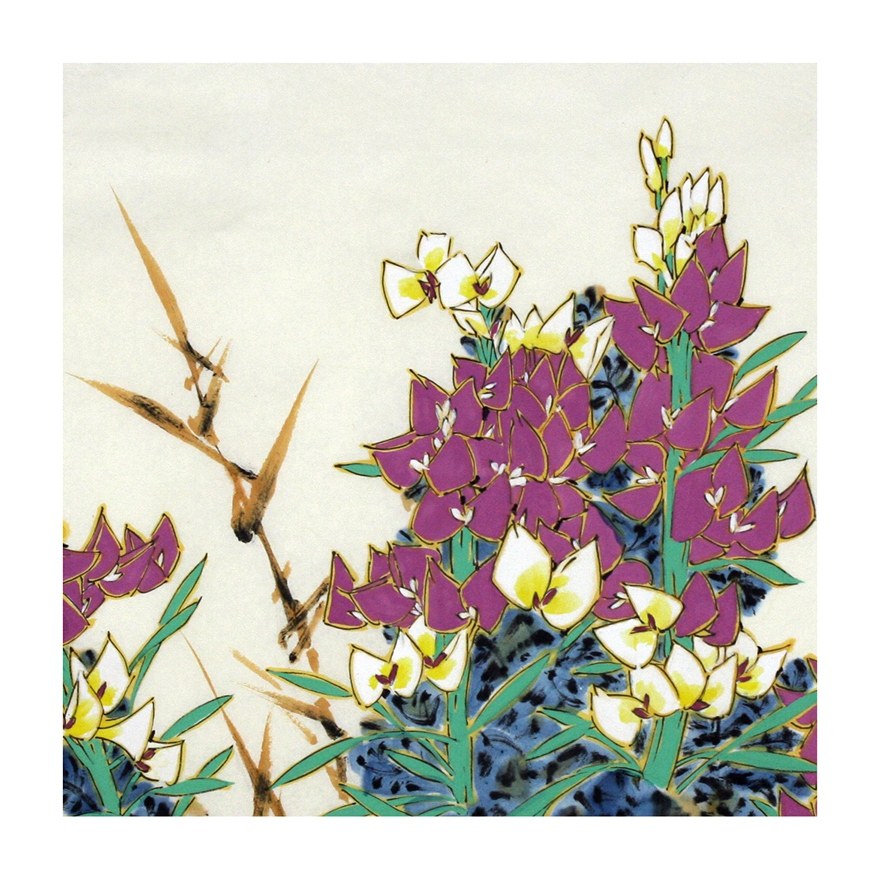 【双十二】郭怡宗 《园中植凌霄》 中国美协中国画艺术会副主任