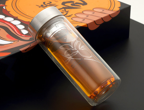 富光 双层隔热玻璃杯（带茶隔） 280ml 优惠券折后￥9.9包邮（￥19.9-10）