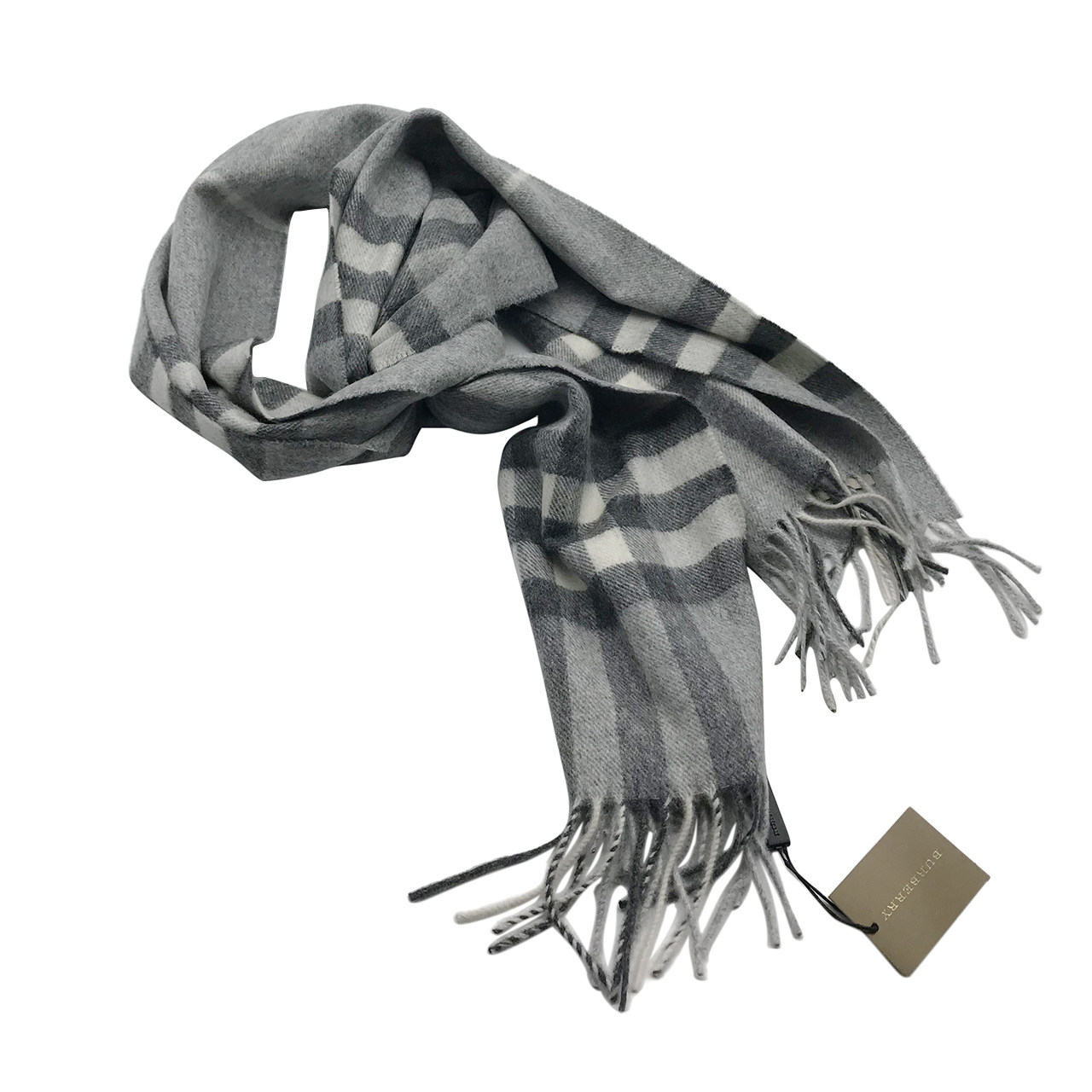 [9.8新]巴宝莉burberry女式灰色围巾gn53
