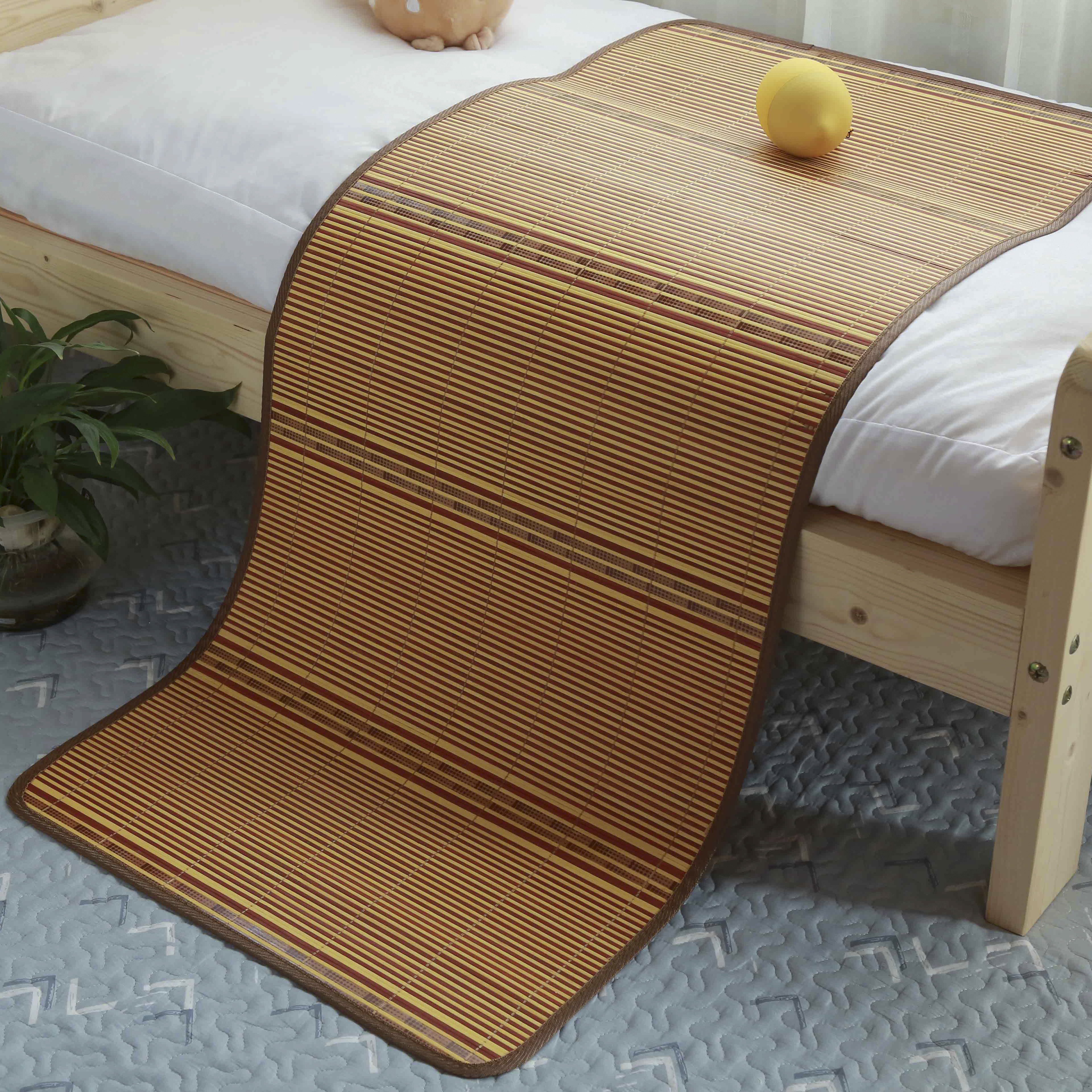 凉席夏季儿童床学生宿舍幼儿园午托午睡藤席竹席冰丝床席双面单面