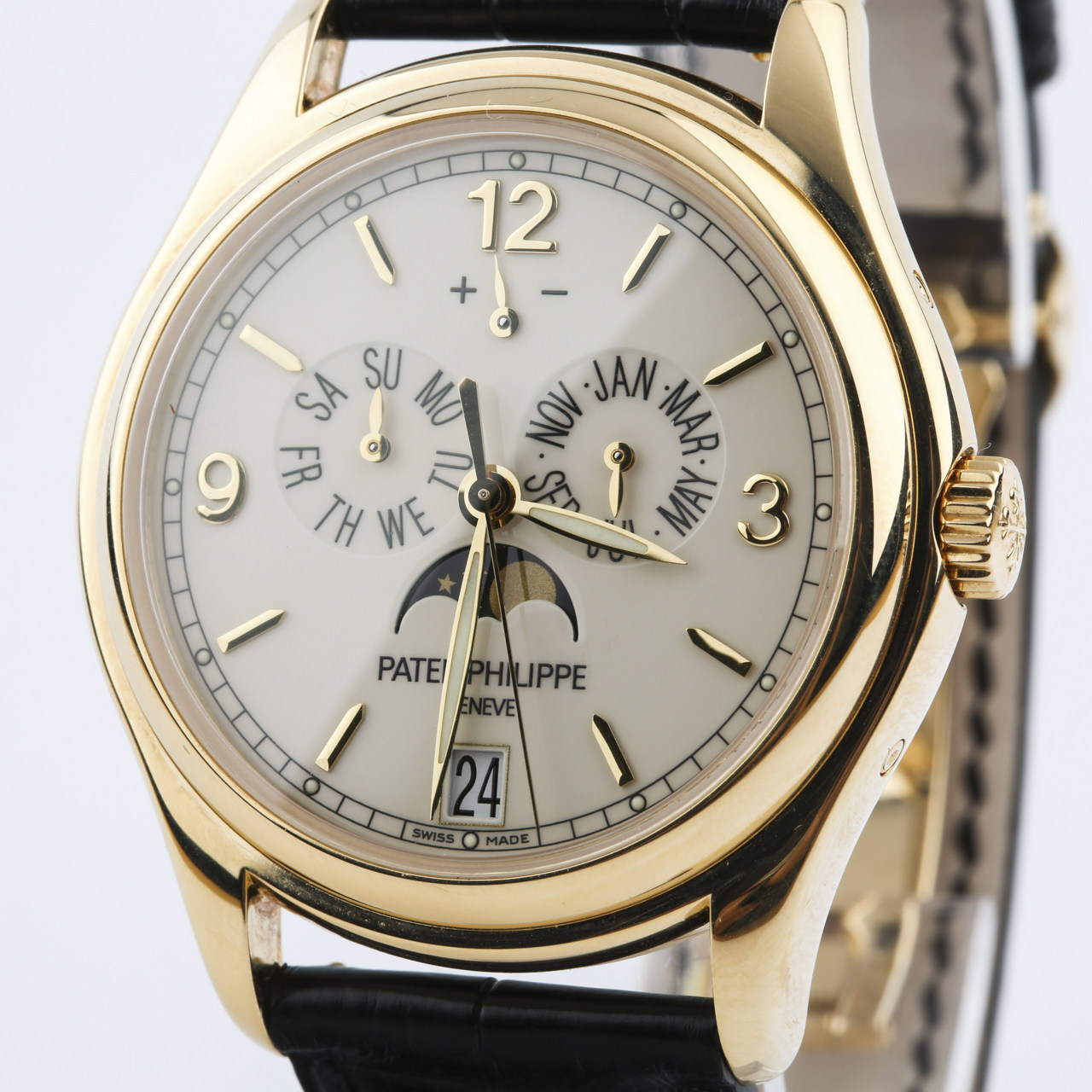 [9.5新]百达翡丽复杂功能计时系列5146黄金自动机械男表