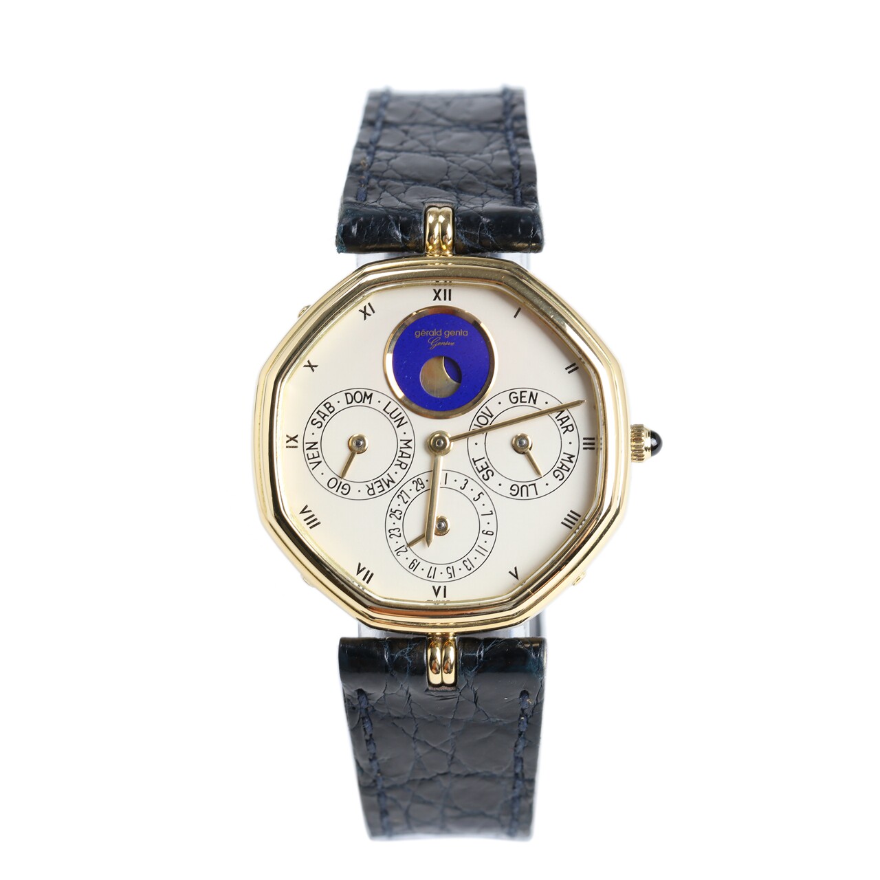 [95新]杰罗尊达18k黄金自动机械腕表