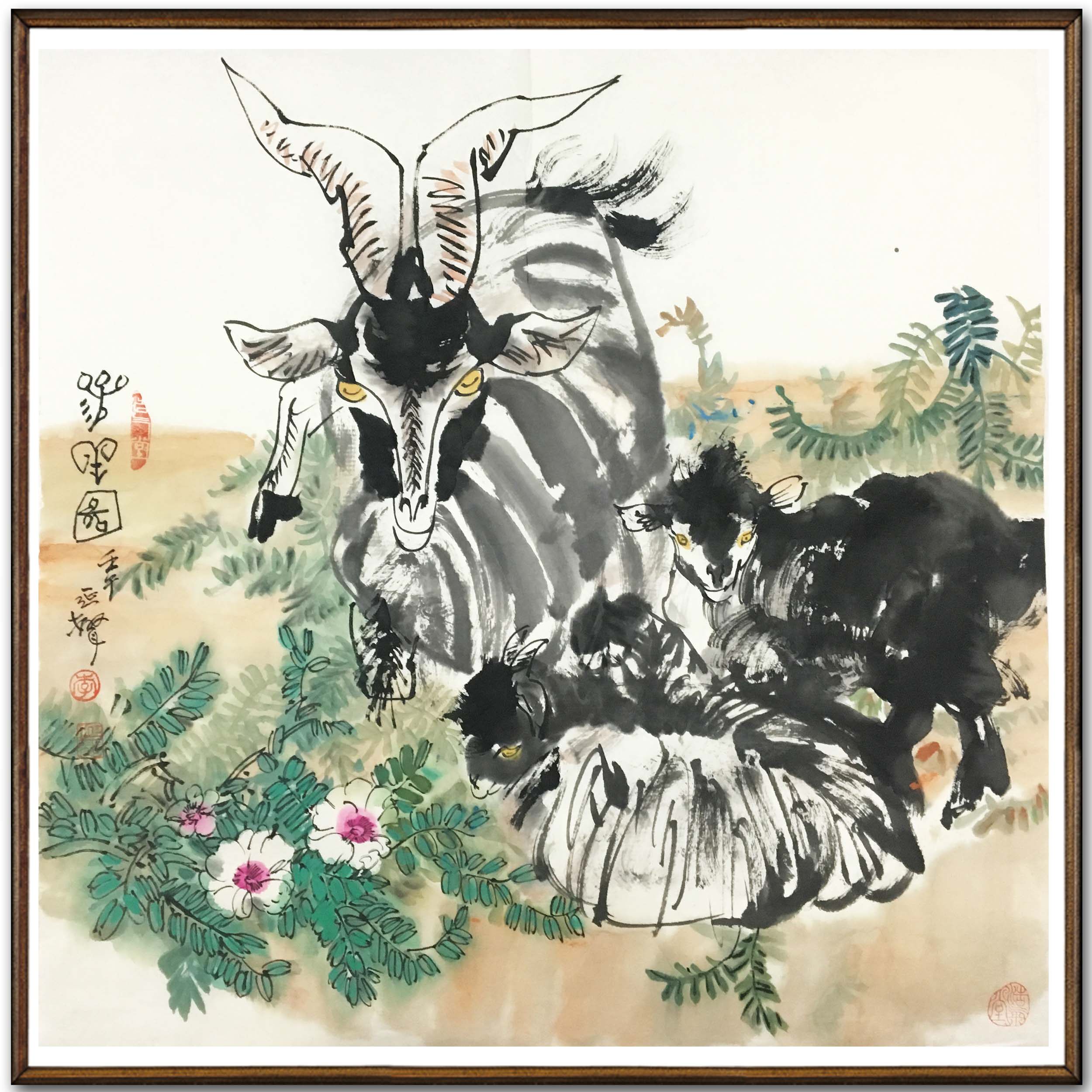 李延声《喜气洋洋》中国国家画院艺委会副主任